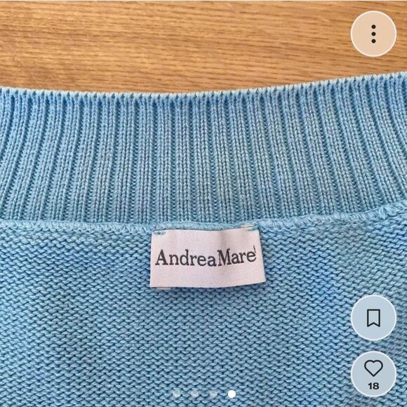 Baby Blue Double Zip Cardigan - Picture 4 of 4